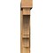 Ekena Millwork Balboa Block Rough Sawn Bracket w/ Offset Brace, Western Red Cedar, 6"W x 30"D x 30"H BKT0604X30X30BOA05RWR - alternate 2